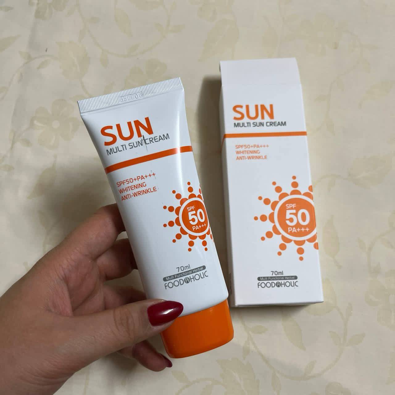 کرم ضد آفتاب چندکاره فوداهولیک SPF50+ PA+++ (روشن‌کننده و ضدچروک)​ضمانت اصالت کالا